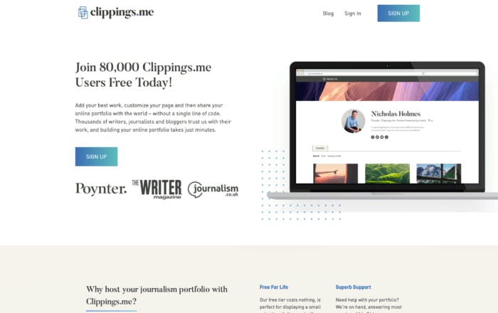 Clippings.me: a Portfolio Site for Writers, Freelancers and