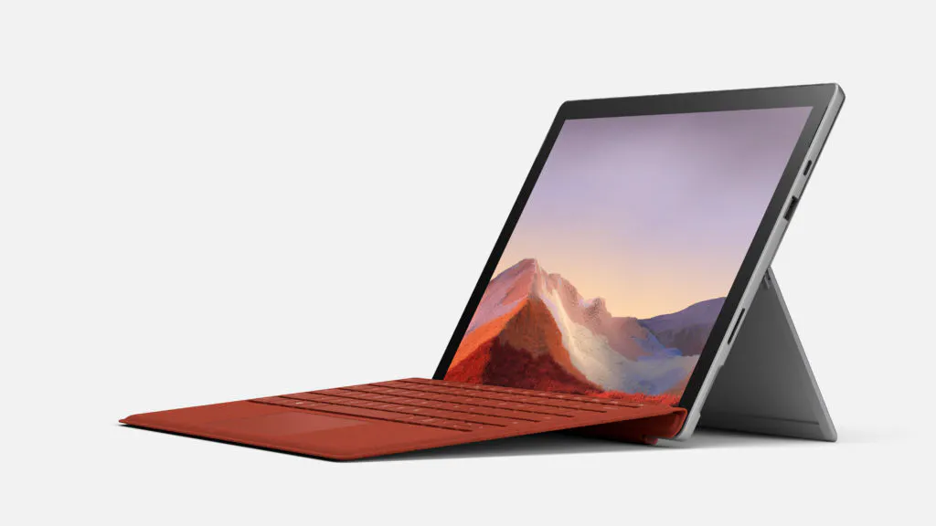 Our pick of the best tablets for writers: the Microsoft Surface Pro 7