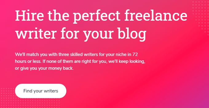The Writer Finder